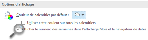 bfor - tips and tricks - numero semaine outlook calendrier